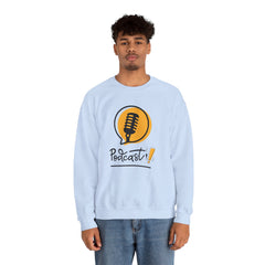Podcast Microphone Crewneck Sweatshirt