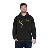 Trombone Player Graphic Hoodie — Vintage Jazz Musician Illustration Pullover