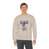 Dad Hug Crewneck Sweatshirt – "Best Dad" Hugging Kids Graphic