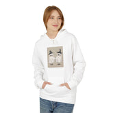 Halloween Ghosts Hoodie — Two Little Ghosts with Witch Hats Graphic
