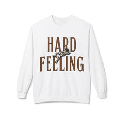 Crewneck Sweatshirt — "Hard Feeling" Floral Graphic