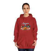 Halloween Pumpkin Floral Hoodie