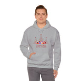 Christmas Music Party Hoodie — Festive Tree Carolers Holiday Sweatshirt