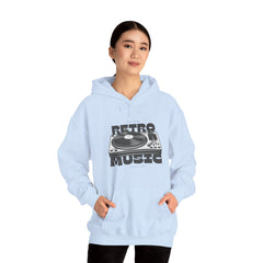 Retro Music Vinyl Turntable Hoodie | Women