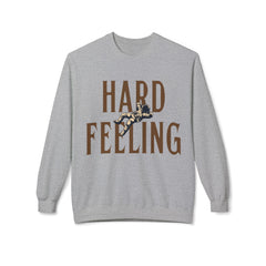 Crewneck Sweatshirt — "Hard Feeling" Floral Graphic