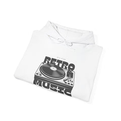 Retro Music Vinyl Turntable Hoodie | Women