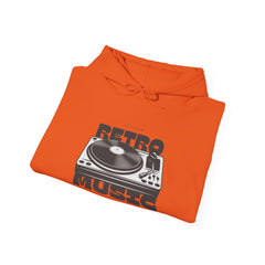 Retro Music Vinyl Turntable Hoodie | Women