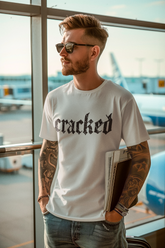 Cracked Gothic Tee | Distressed Typography |