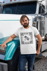 Mexico Bandana Frame Tee | Paisley Border