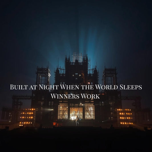 Built at Night When the World Sleeps Winners Work