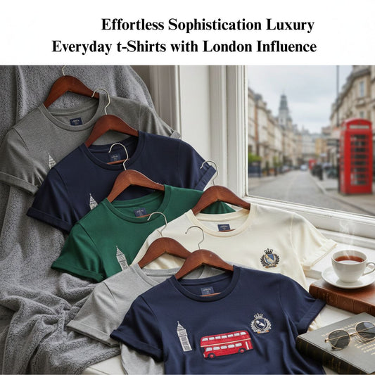 Effortless Sophistication Luxury Everyday t-Shirts with London Influence