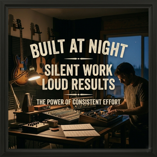 Built at Night Silent Work Loud Results The Power of Consistent Effort