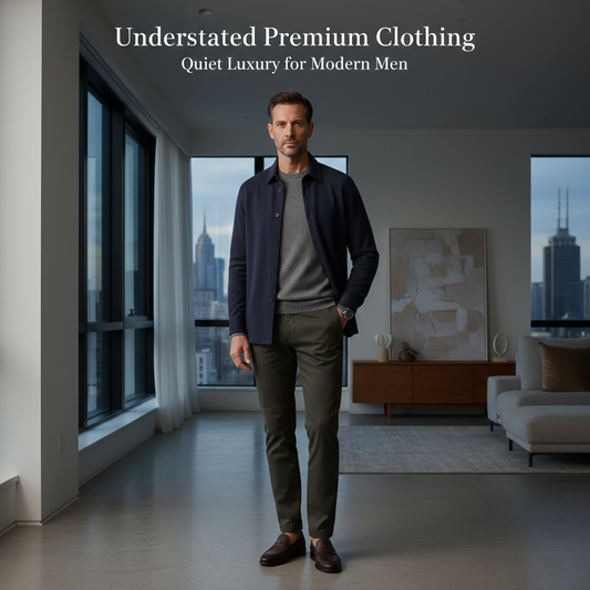 Understated Premium Clothing Quiet Luxury for Modern Men