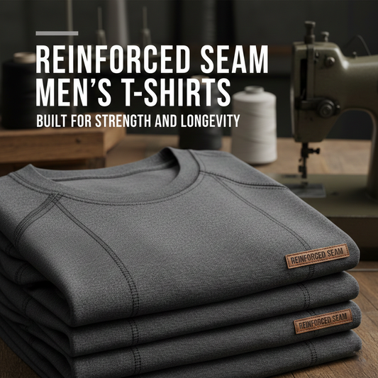 Reinforced Seam Men’s T-Shirts Built for Strength and Longevity