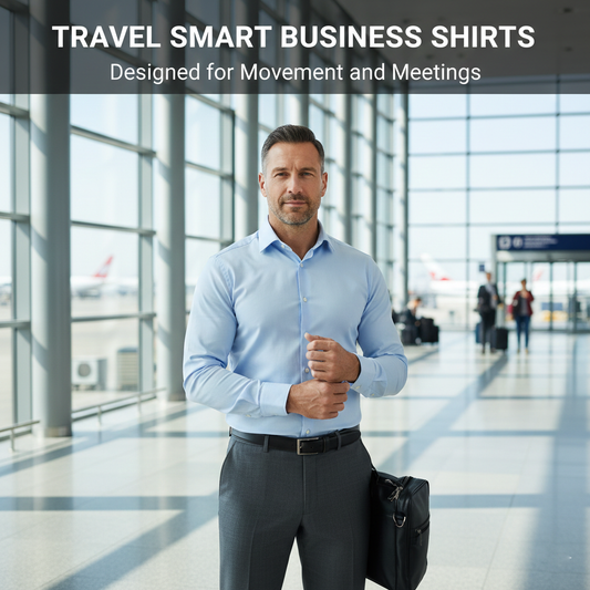 Travel Smart Business Shirts Designed for Movement and Meetings