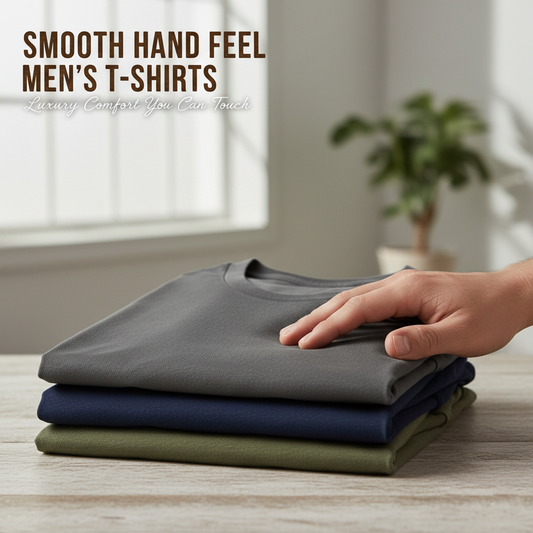 Smooth Hand Feel Men’s T-Shirts Luxury Comfort You Can Touch