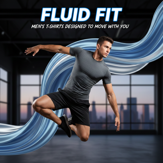 Fluid Fit Men’s t-Shirts Designed to Move With You