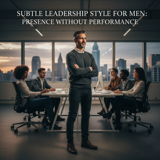 Subtle Leadership Style for Men Presence Without Performance