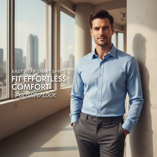 Easy Wear Smart Shirt Fit Effortless Comfort Polished Look