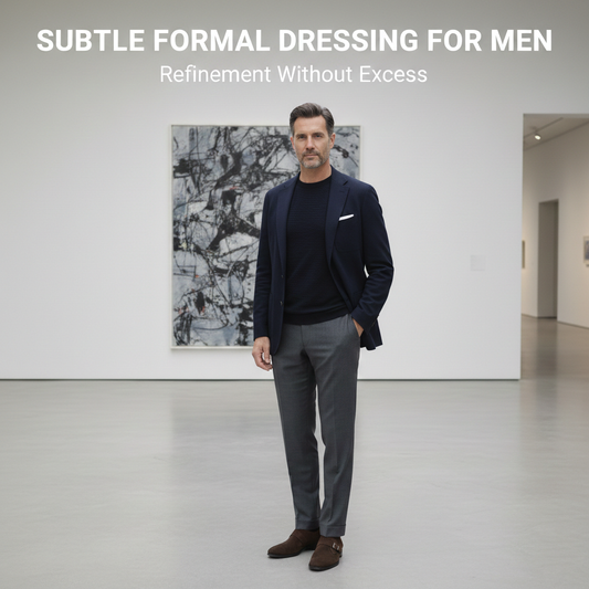 Subtle Formal Dressing for Men Refinement Without Excess