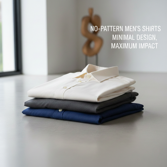 No Pattern Men’s Shirts Minimal Design, Maximum Impact