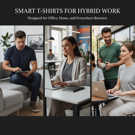 Smart T-Shirts for Hybrid Work Designed for Office, Home, and Everywhere Between