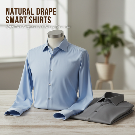 Natural Drape Smart Shirts Effortless Elegance for Every Occasion