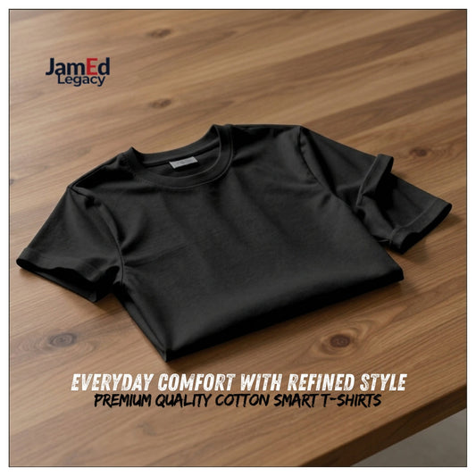 Premium Quality Cotton Smart T-Shirts Everyday Comfort With Refined Style