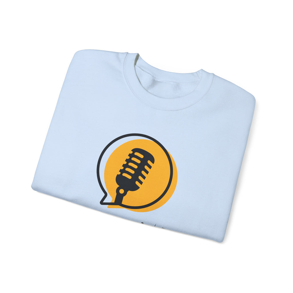 Podcast Microphone Crewneck Sweatshirt