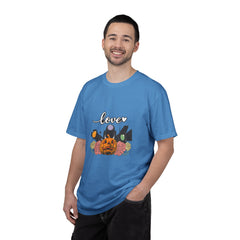 Love Halloween Pumpkin Floral T-Shirt