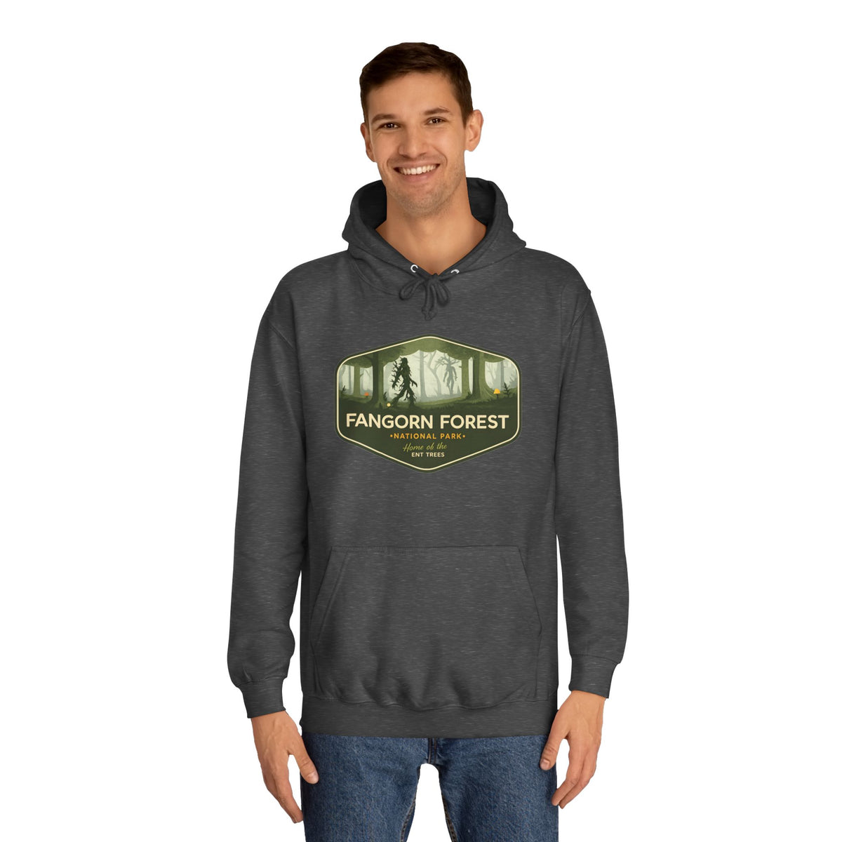 Hoodie - Fangorn Forest Vintage Camp Graphic Hoodie