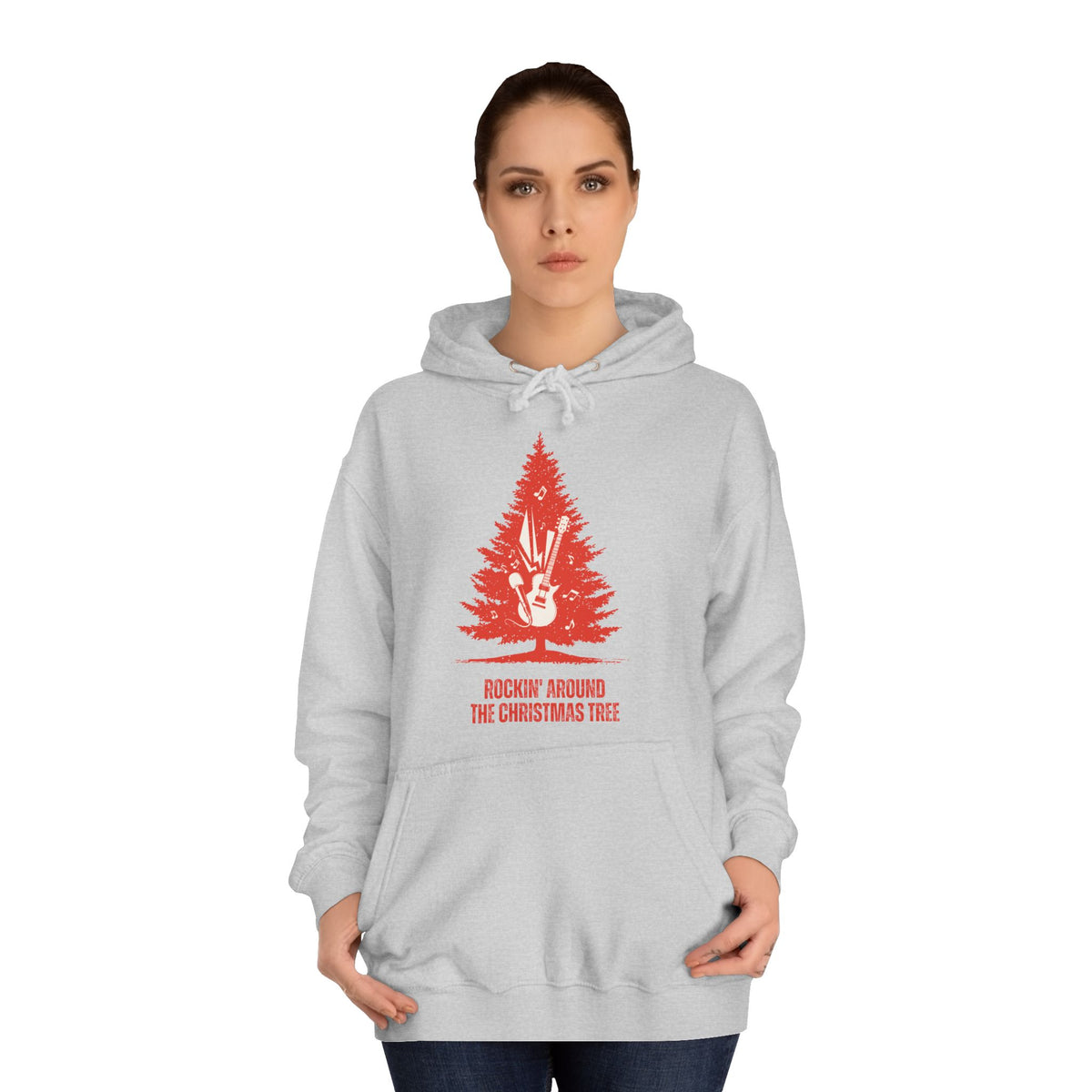 Christmas Tree Bunny Hoodie