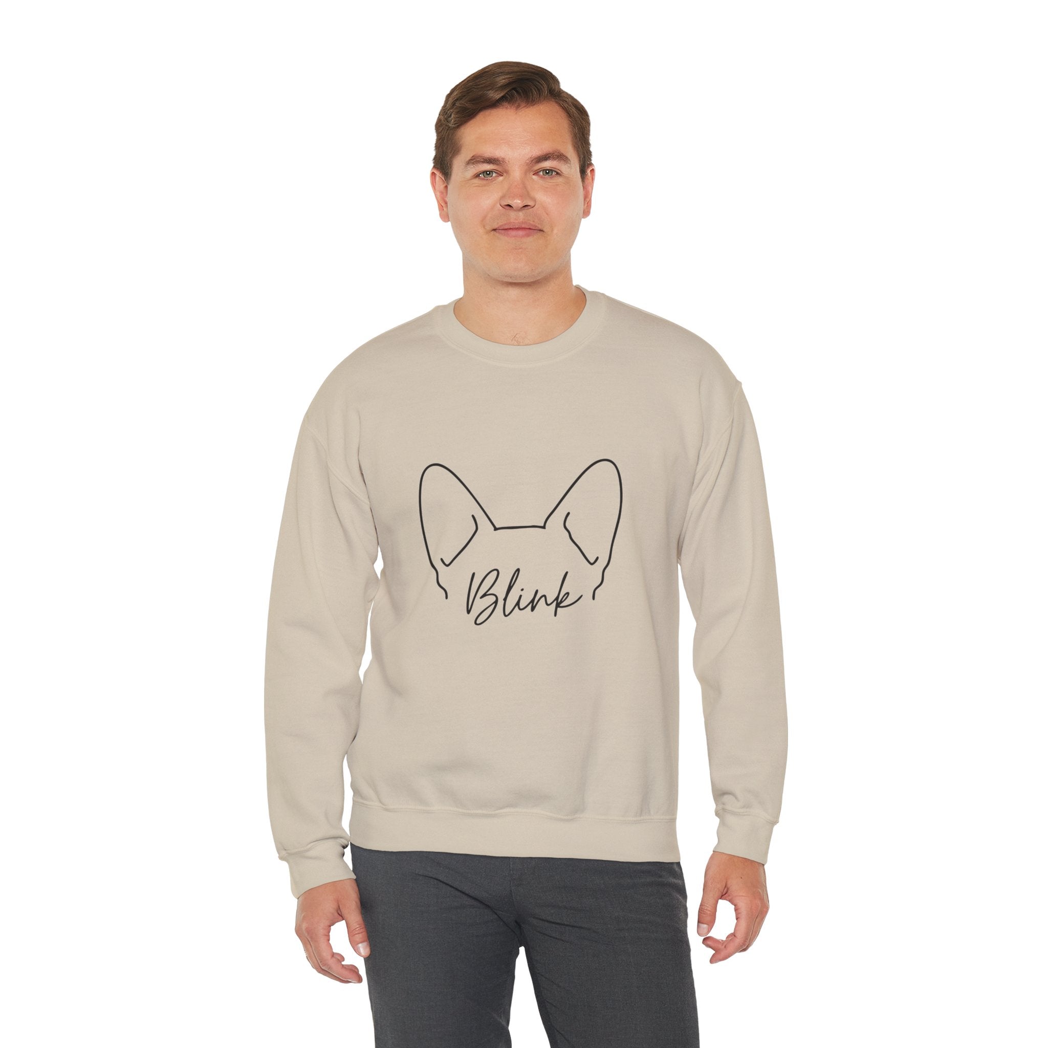 Blink French Bulldog Ears Crewneck Sweatshirt Secondary image