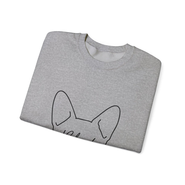 Blink French Bulldog Ears Crewneck Sweatshirt