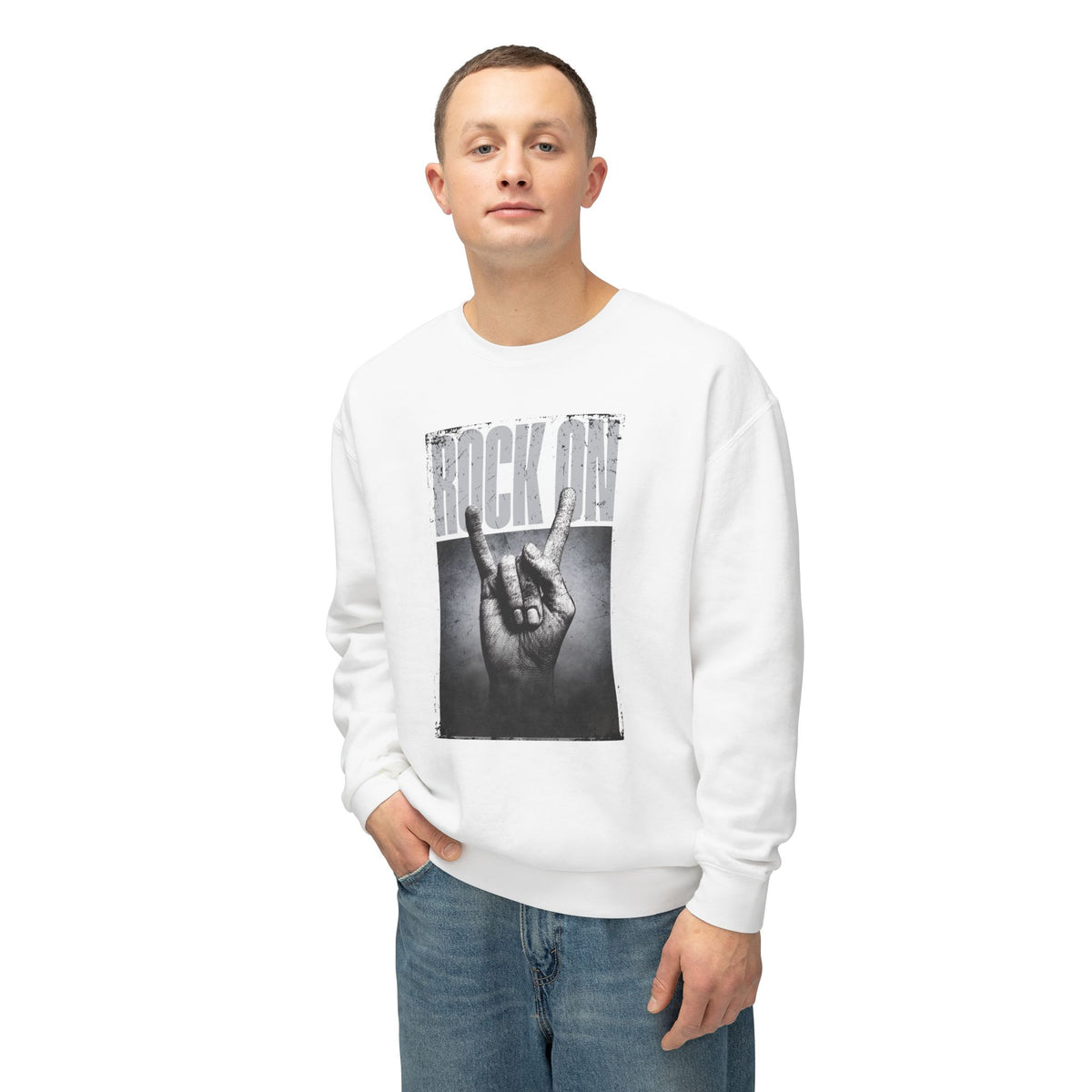 Rock On Crewneck Sweatshirt Main image