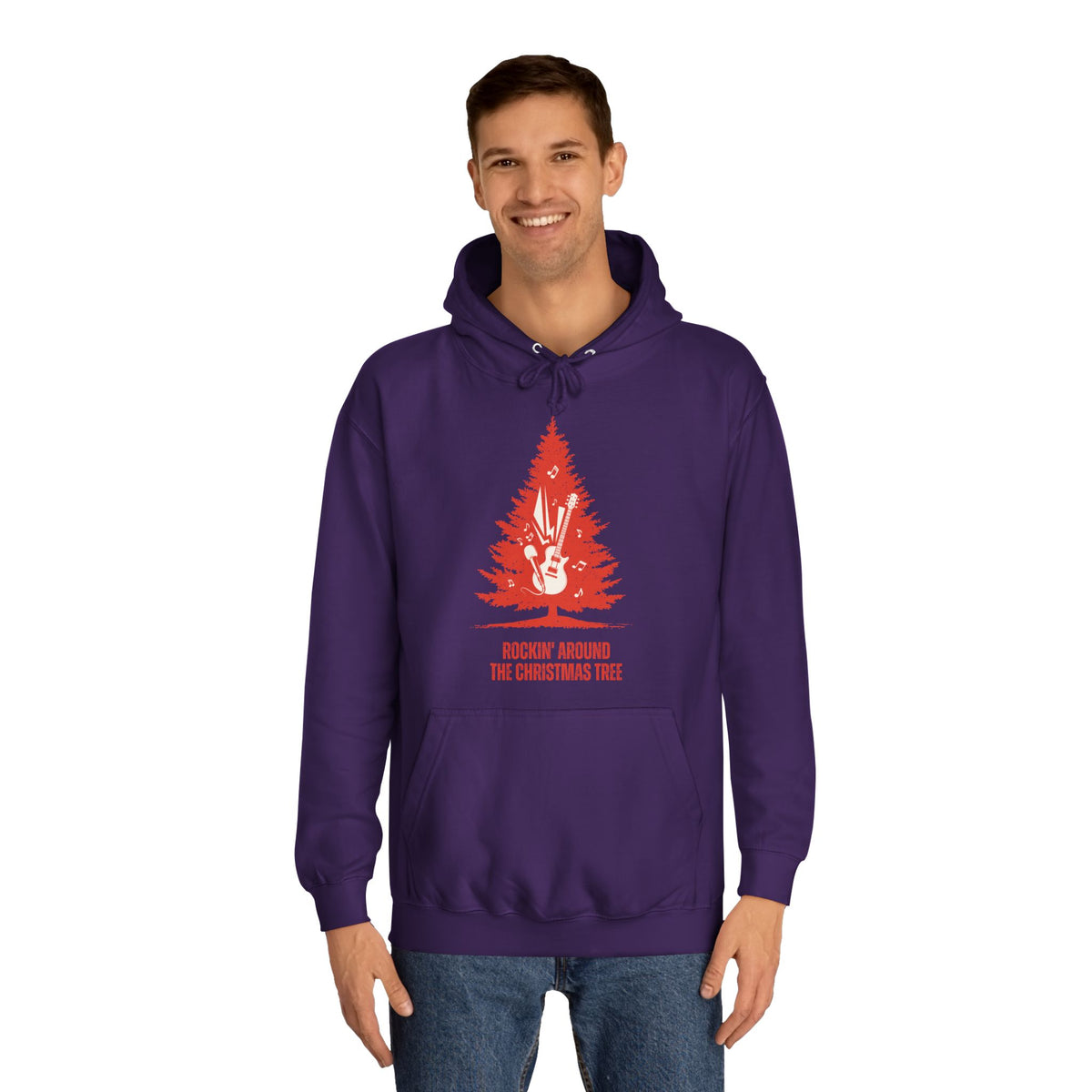 Christmas Tree Bunny Hoodie