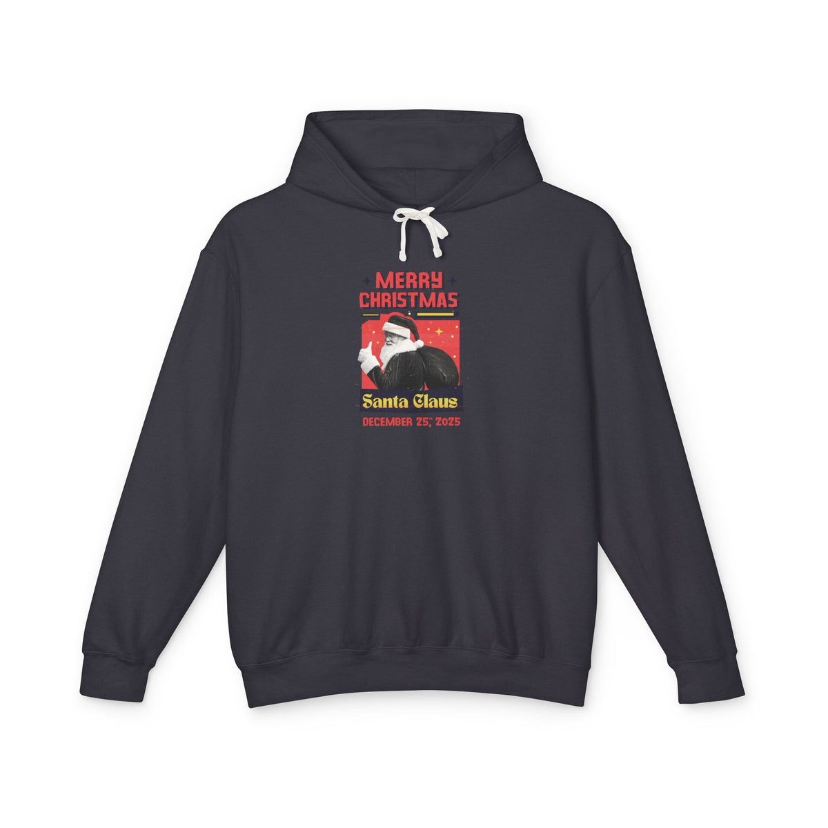 Christmas Santa Claus Vintage Poster Hoodie