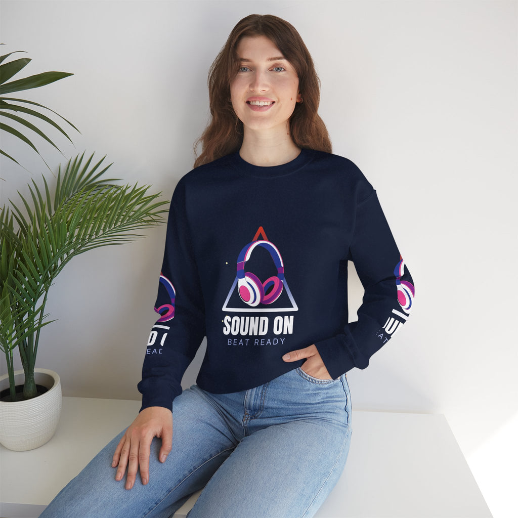 Headphones Crewneck Sweatshirt | Women
