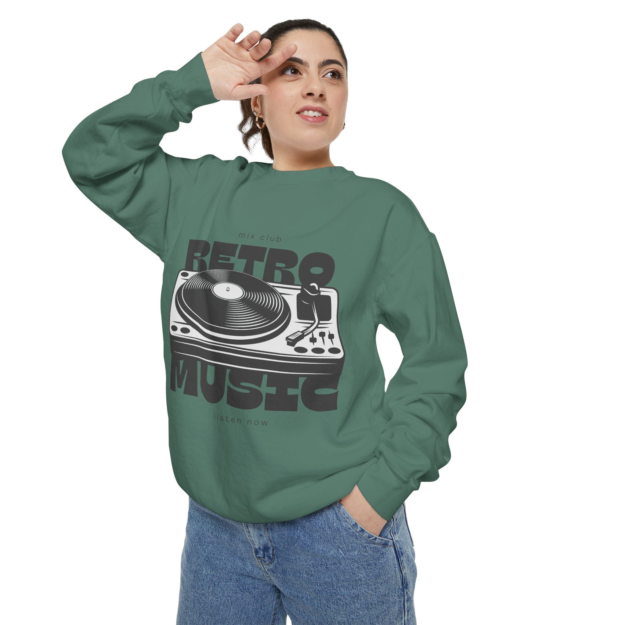 Retro Music Sweatshirt | Women Secondary image