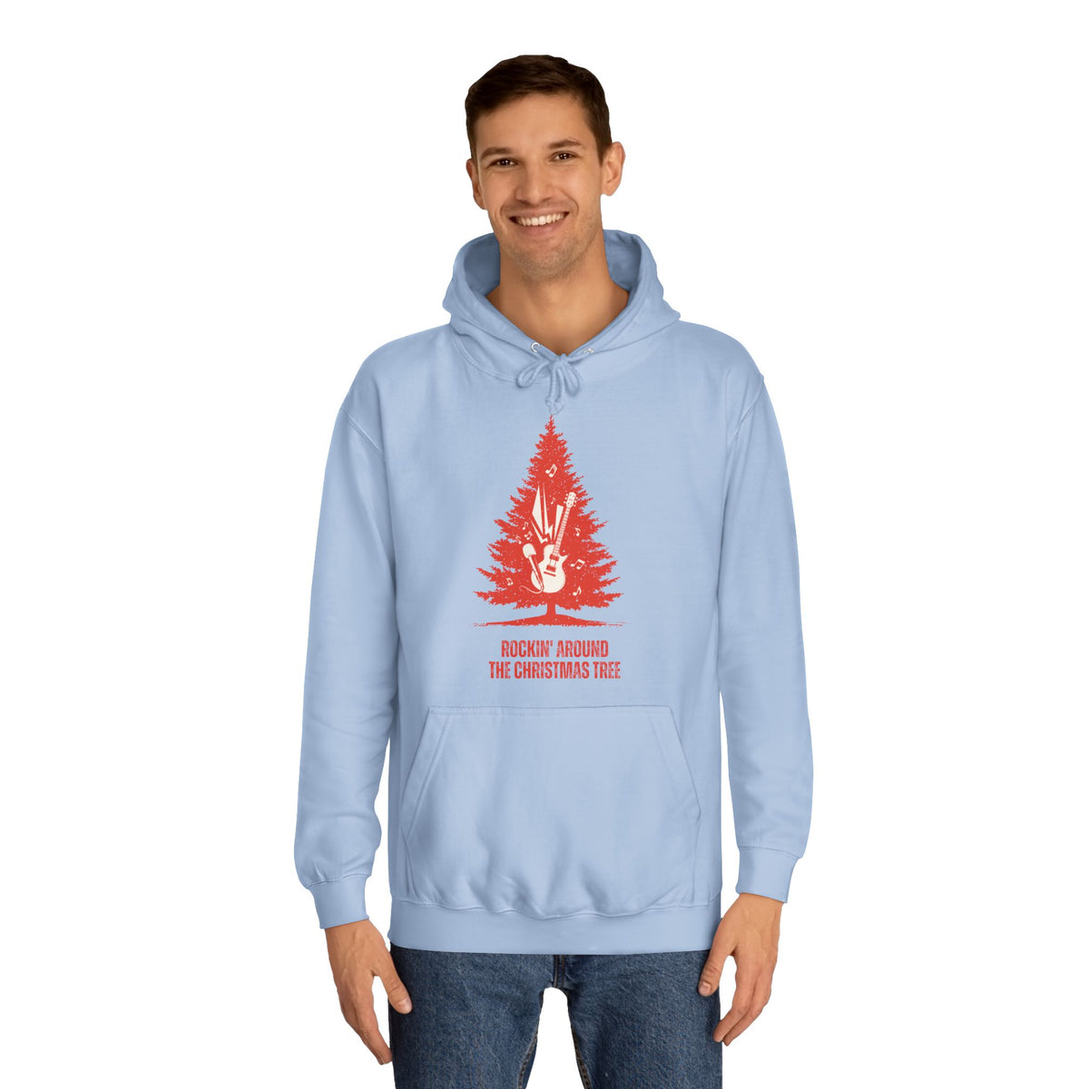 Christmas Tree Bunny Hoodie