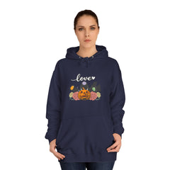 Halloween Pumpkin Floral Hoodie