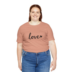 Love Script Tee