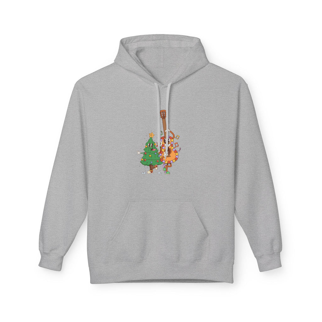 Holiday Bass & Tree Hoodie — Funny Christmas Musician