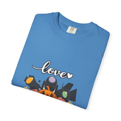 Love Halloween Pumpkin Floral T-Shirt