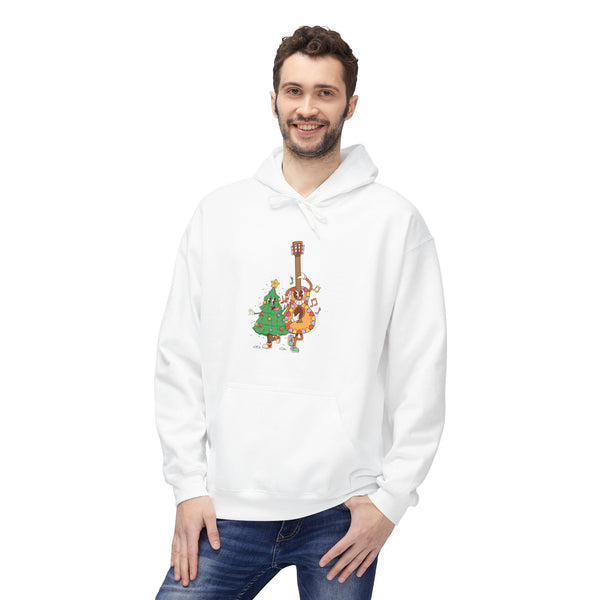 Holiday Bass & Tree Hoodie — Funny Christmas Musician
