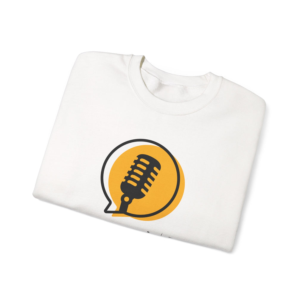 Podcast Microphone Crewneck Sweatshirt