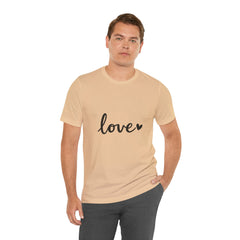 Love Script Tee