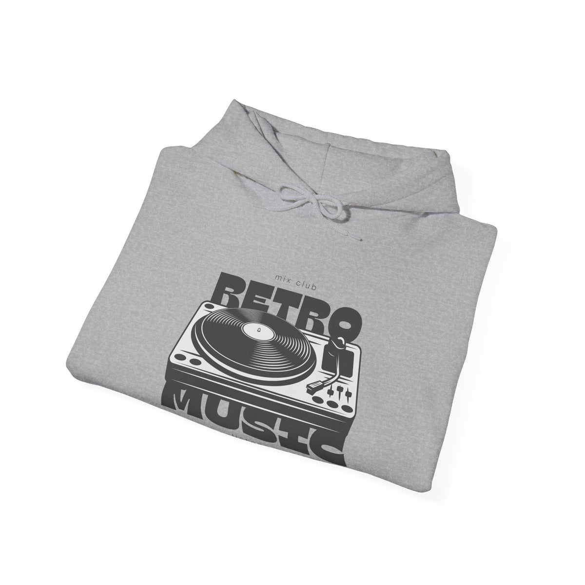 Retro Music Vinyl Turntable Hoodie | Women