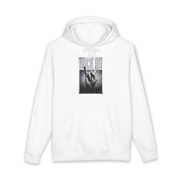 Hoodie — 'Rock On' Hand Graphic Pullover