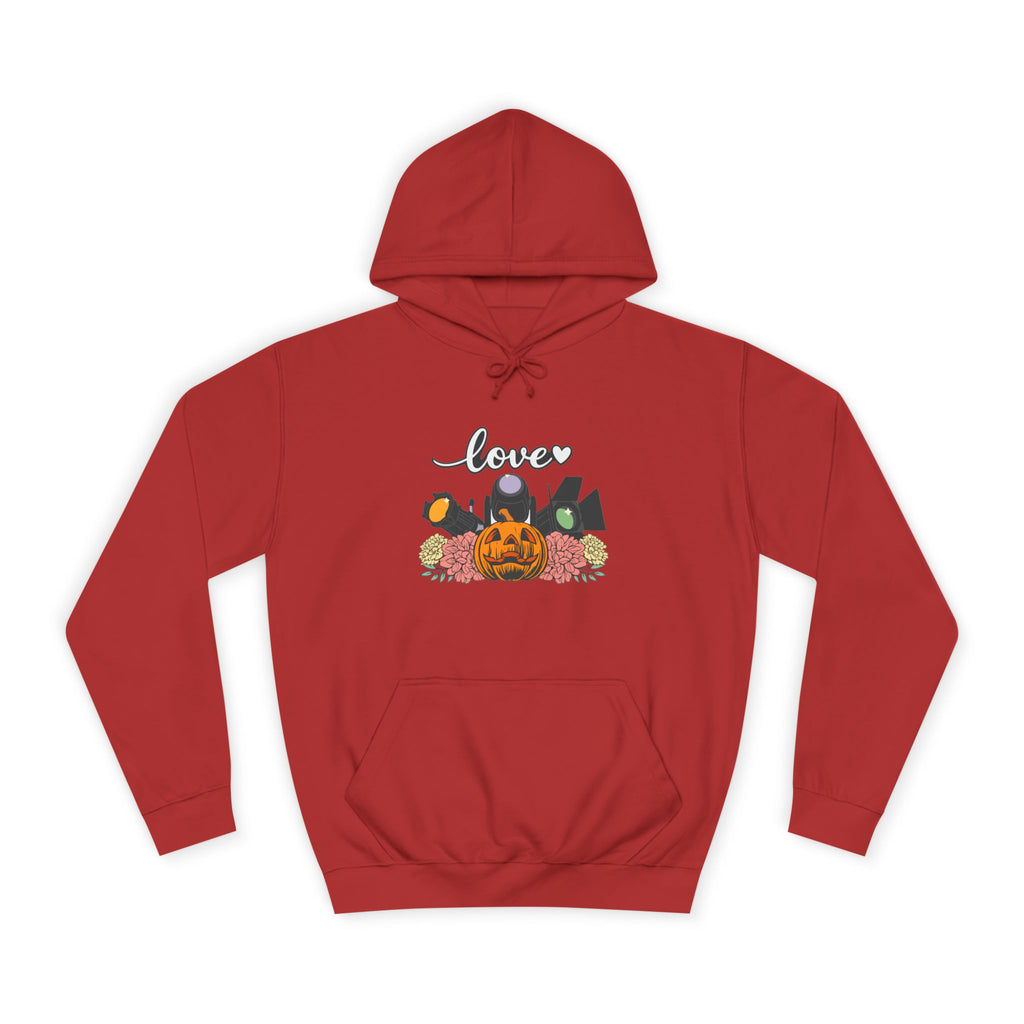 Halloween Pumpkin Floral Hoodie
